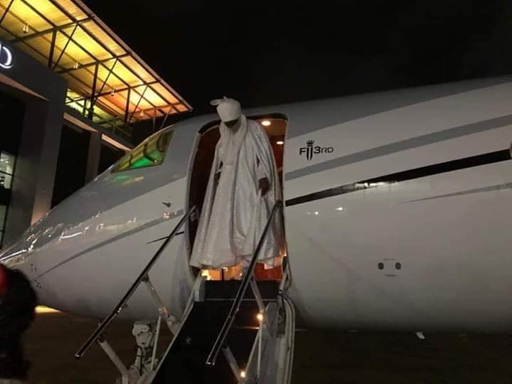 Muhammadu Sanusi now in Lagos