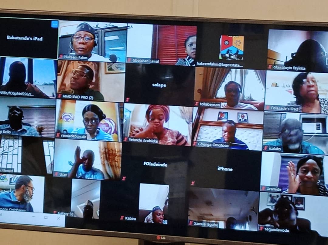Cross-section of participants during the Virtual Exco Meeting