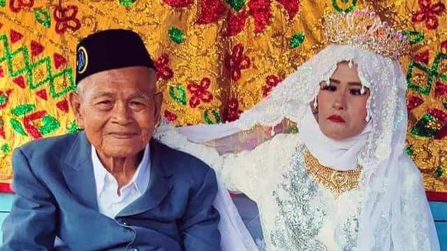The 103 year-old man and his wife, 27