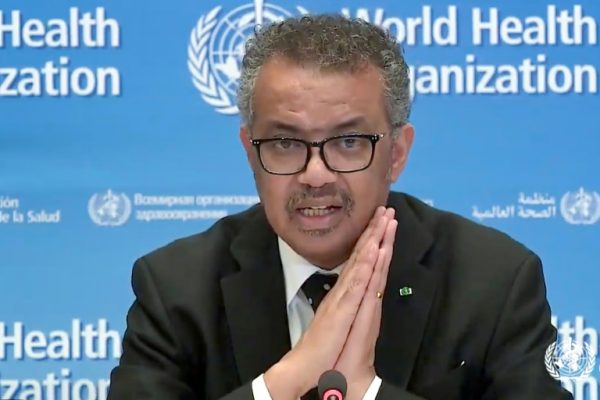 WHO chief Tedros Adhanom Ghebreyesus