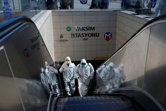 coronavirus cases surge in Turkey. Medics in Istanbul