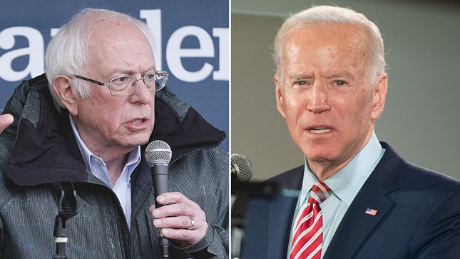 Sanders and Joe Biden