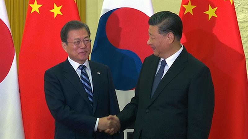 south korean and chinese presidents