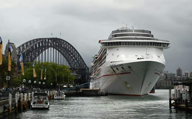 A cruise ship in Sydney Australia
