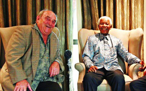 Pioneers of the anti-Apartheid struggle; Denis Goldberg and Nelson Mandela