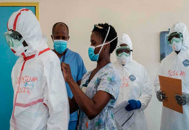 Doctors in Somalia get ready for coronavirus patient