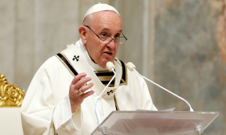 Pope Francis bans same sex marriage