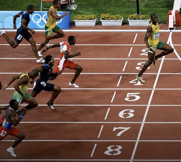 Social distancing Usain Bolt’s way