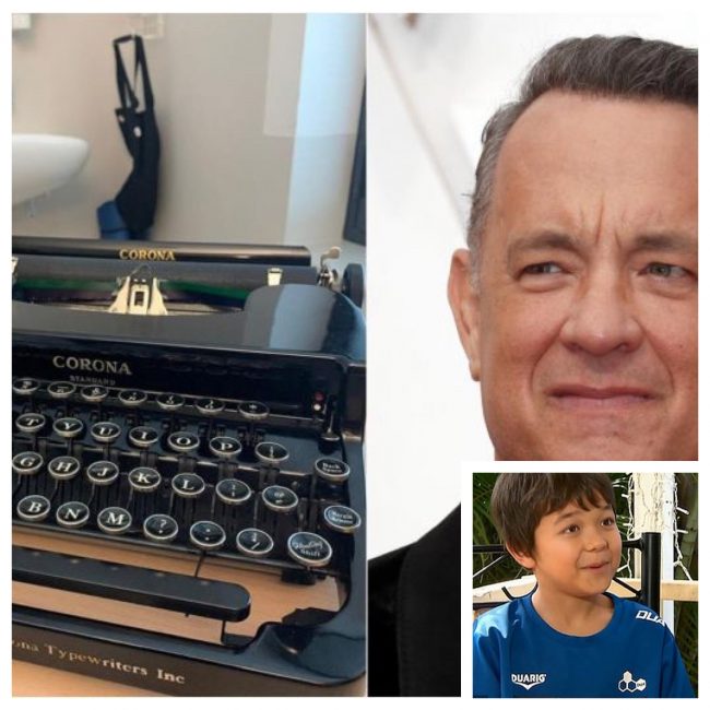 Tom Hanks, Corona typewriter gift and the Aussie boy called Corona