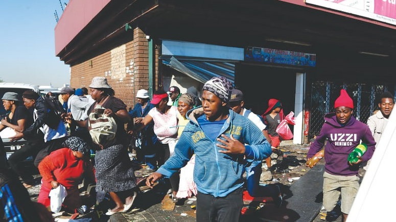 looting in South Africa