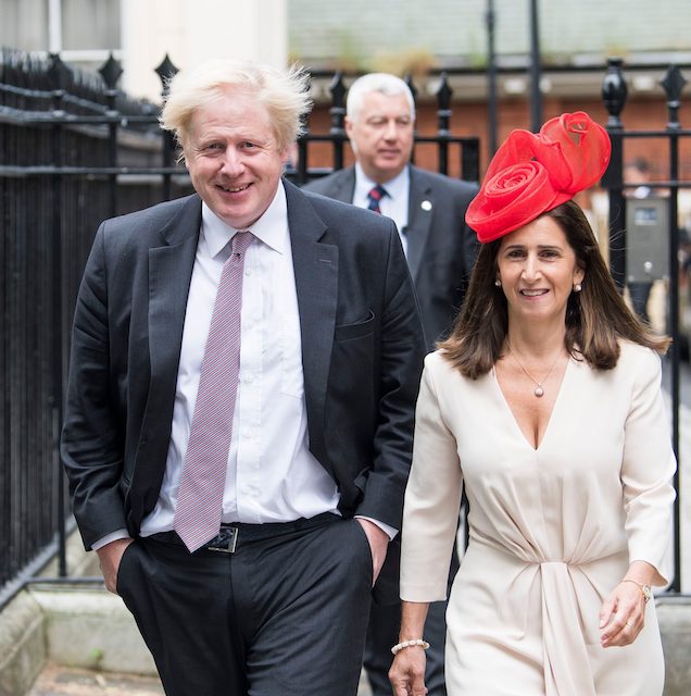 Boris Johnson and Marina Wheeler: now formally divorced
