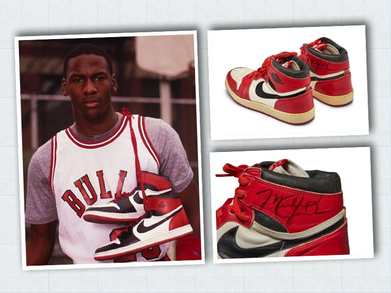 Michael Jordan’s 1985 Air Jordan’s sneakers fetch a record $560K