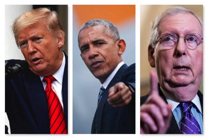 Trump, Obama, McConnell