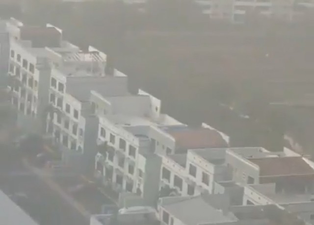 Sahara Desert hazardous dust in San Juan Puerto Rico