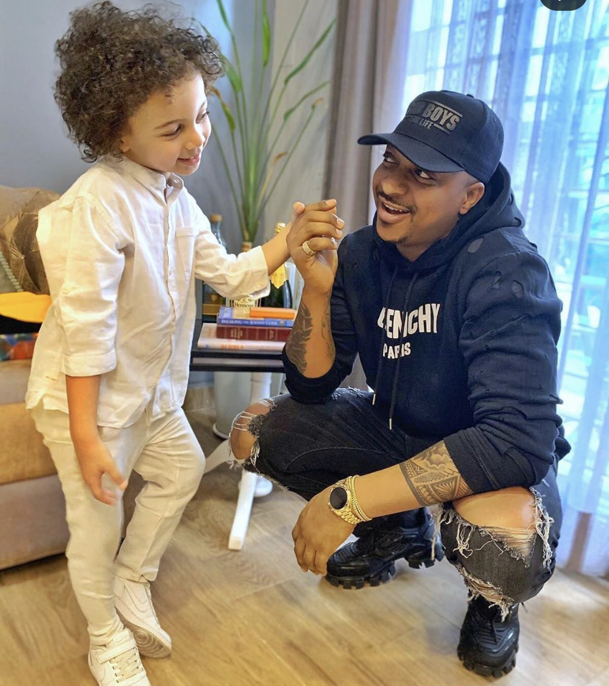 Ik Ogbonna and son