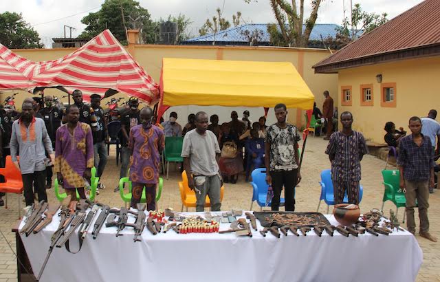 7-man gang arrested for Ile-Oluji, Oye Ekiti robberies