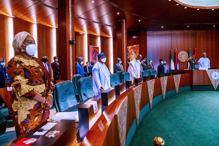Buhari presides over Virtual FEC meeting in Abuja on Wednesday