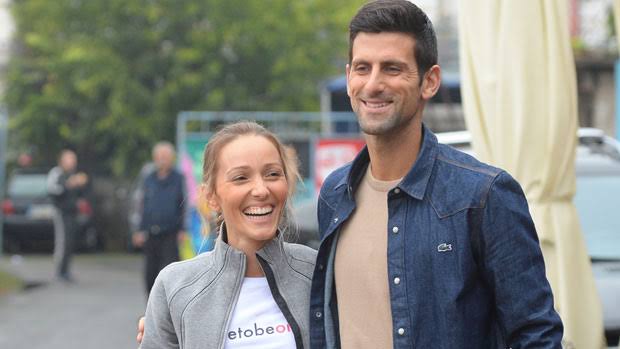 Djokovic and Wife