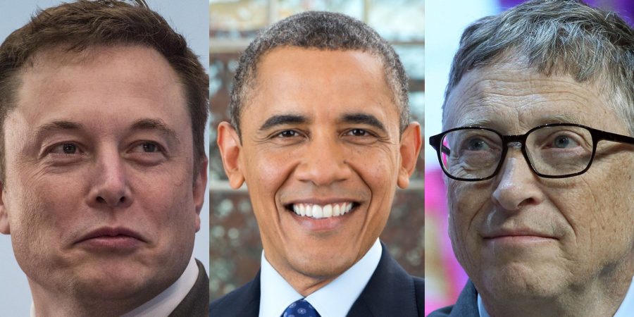 Elon Musk, Barack Obama and Bill Gates
