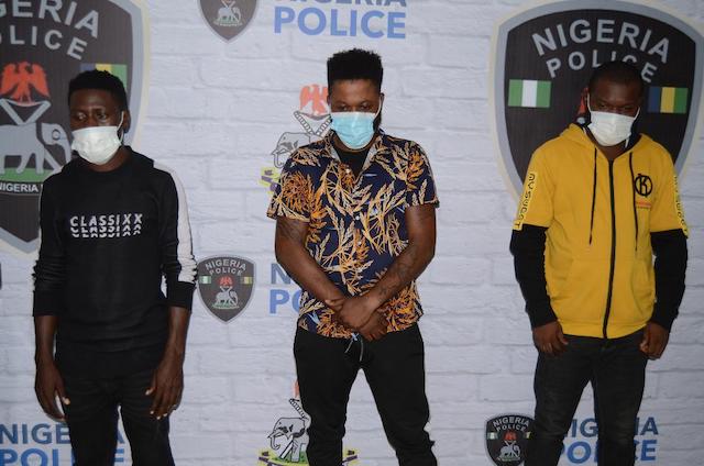 The 3 cyber crime suspects arrested in Uromi Edo State for online scams, romance scams
