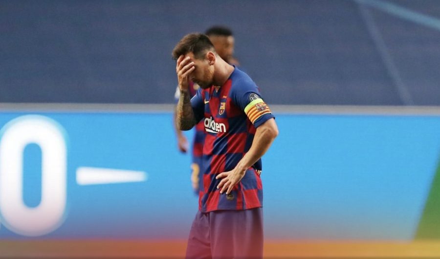 Lionel Messi- the face of Barcelona humiliation