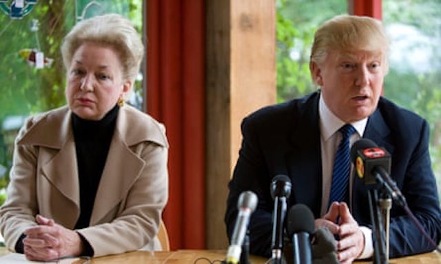 Maryanne Trump Barry and Donald Trump
