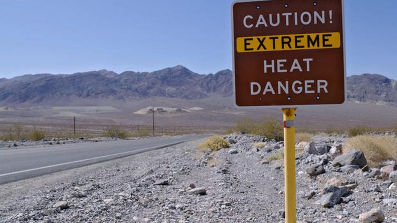 Mojave Desert in California: records world’s highest temperature in 100 years