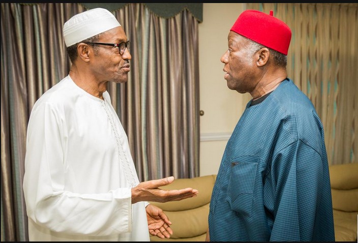 President Buhari and Senator Ike