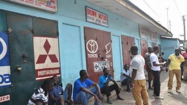 Some Nigerian shops shut in Ghana last year