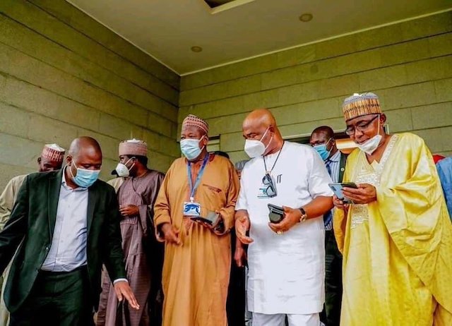 APC leaders arrive for Sept 19 election in Edo state