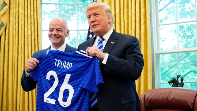 FIFA president and Trump