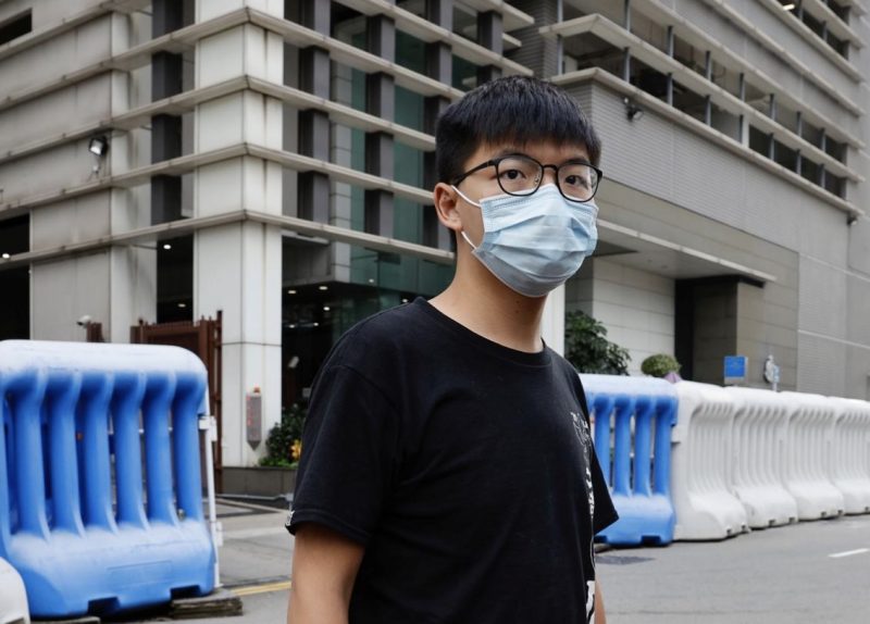 Joshua Wong- arrested by Hong Kong police