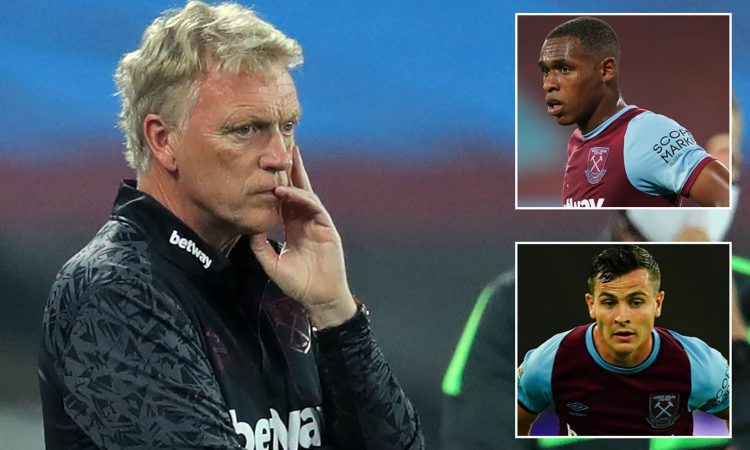 Moyes Issa Diop and Josh Cullen