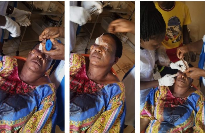 The APC woman said to have been attacked by PDP thugs in Egor
