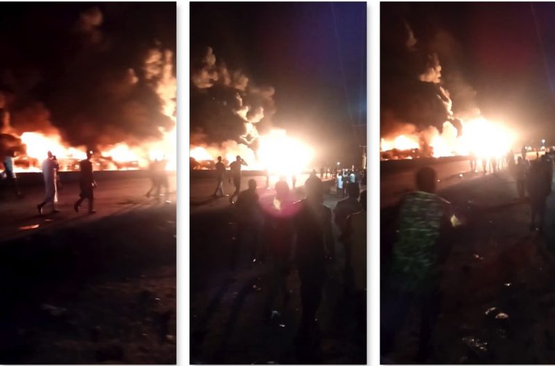 the fuel tanker fire in Lambata on Sunday night