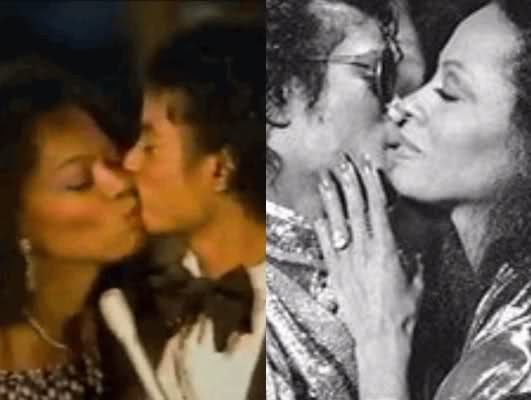 Diana Ross and Michael Jackson