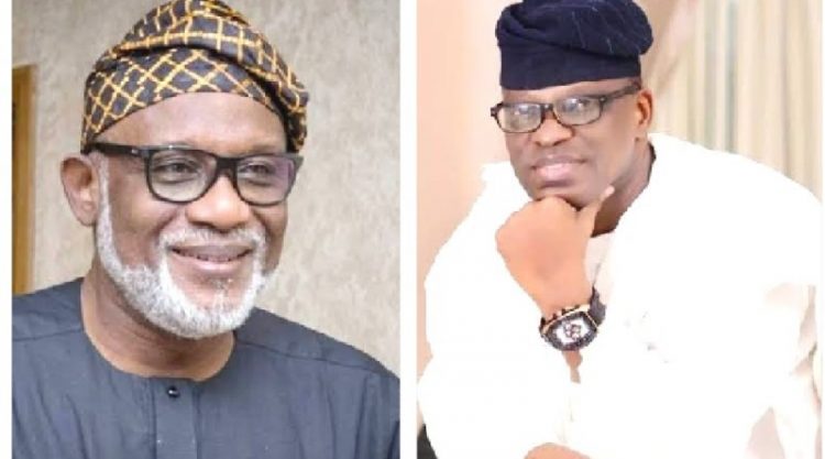 Akeredolu and Eyitayo Jegede