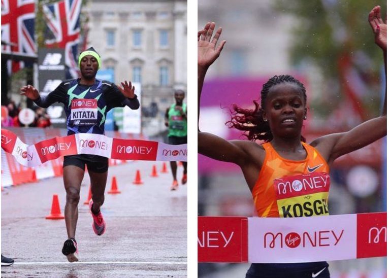 Kitata and Kosgei win London Marathon