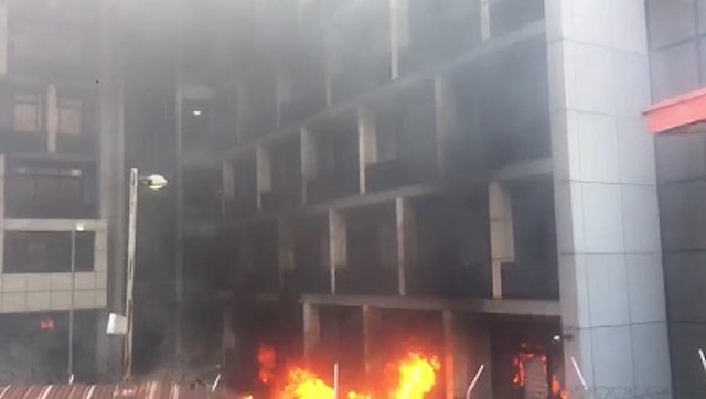 NPA headquarters, Marina torched in Lagos