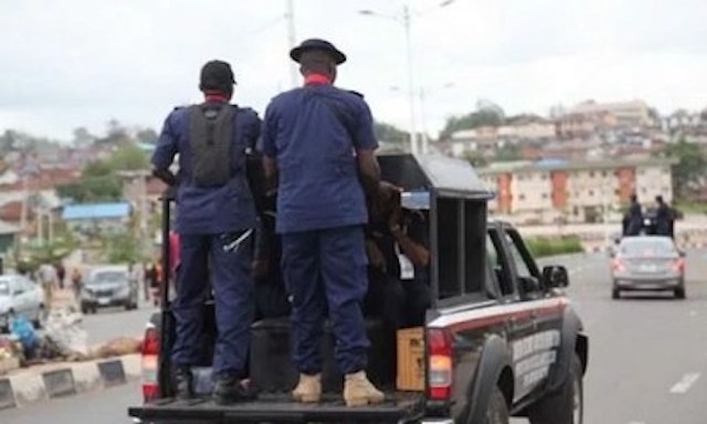 NSCDC men on patrol