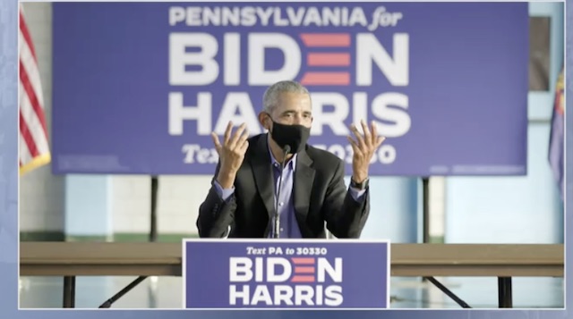 Obama campaigns in Pennsylvania