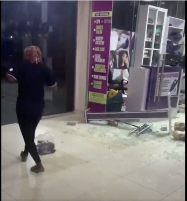 One of the shops looted in Osogbo City Mall