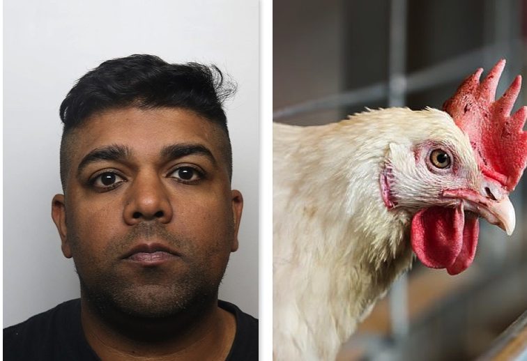 Pervert Rehan Baig rapes chickens to death