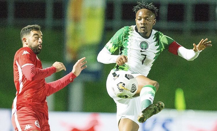 Super Eagles captain Ahmed Musa tops the list for Nigeria-Cameroon friendly
