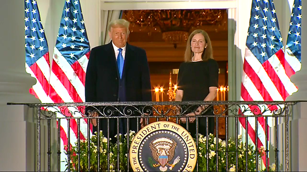 Trump and now Justice Amy Coney Barrett