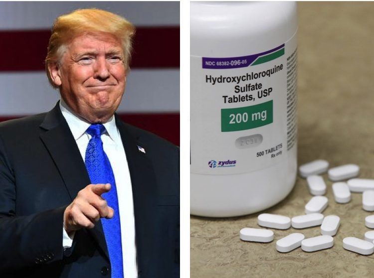 Trump not given hydroxychloroquine