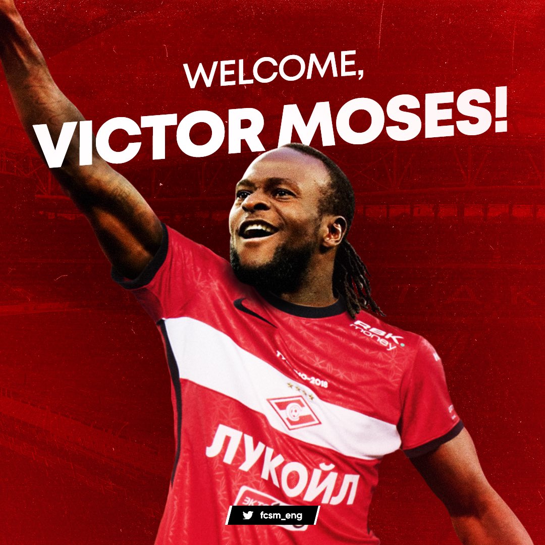 Victor Moses scored his first goal in the colours of Spartak