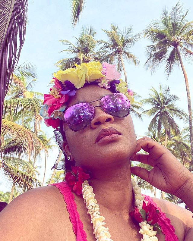 Visuals: Nollywood star Omotola shares vacation experience - P.M. News