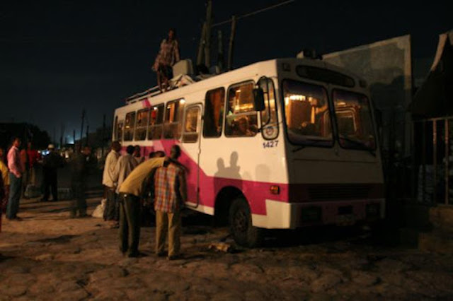 A bus in Ethiopia