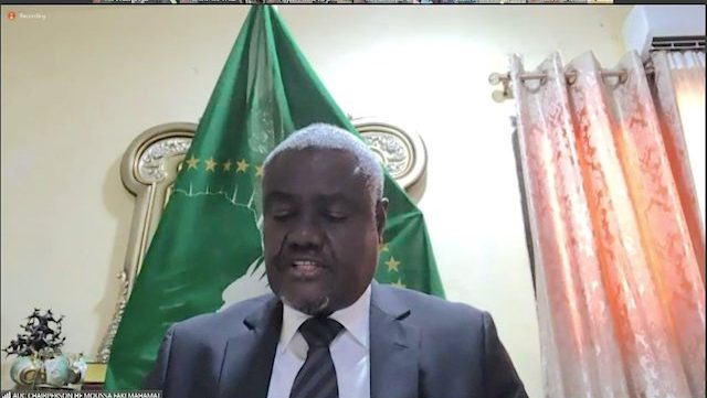 AU President Moussa Faki Mahamat